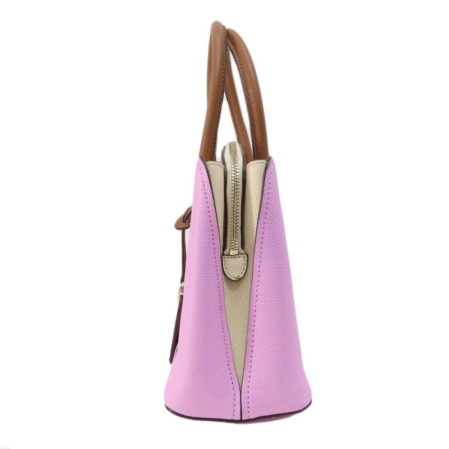 pink  Leather Handbag (Pre-Owned)