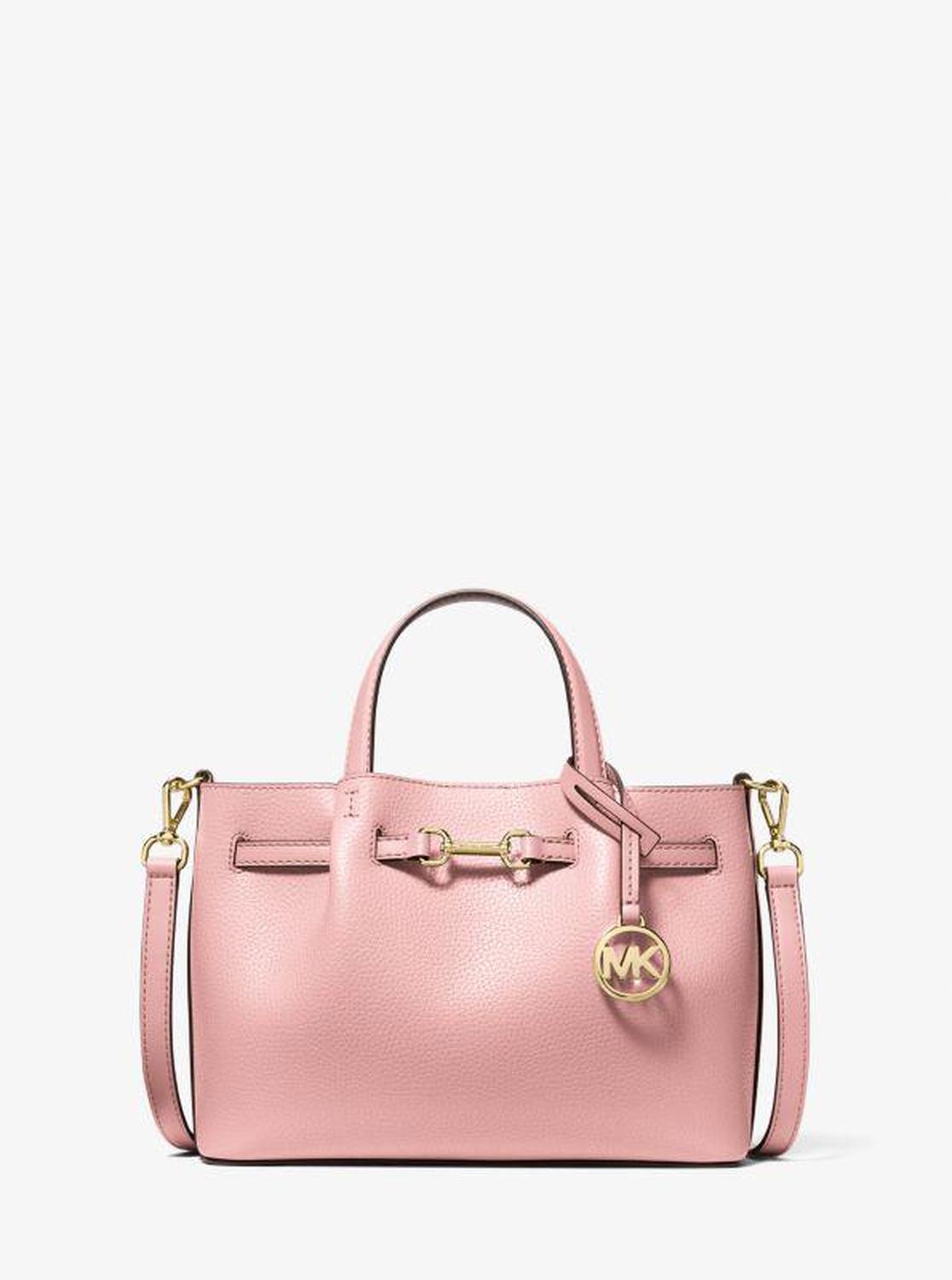 Carson Small Pebbled Leather Satchel