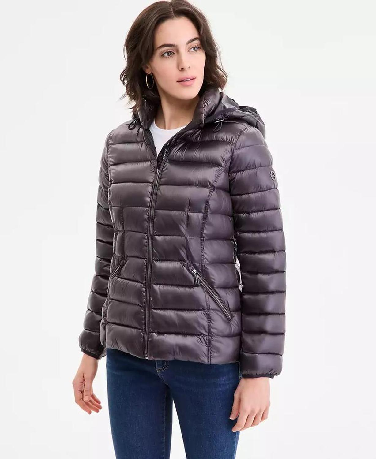 Women's Hooded Shine Packable Puffer Coat, Exclusively at Macy's
