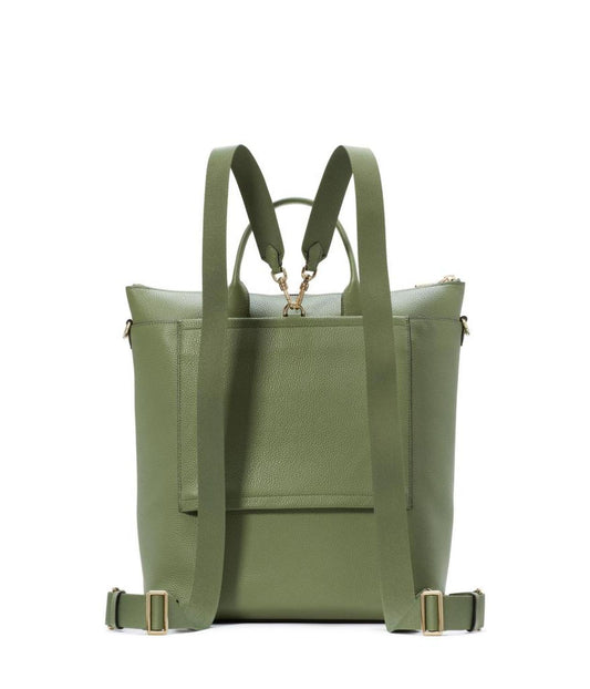 Walker Pebbled Leather Convertible Backpack