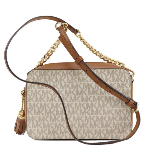 Michael Kors Signature Canvas Shoulder Bag (Pre-Owned)