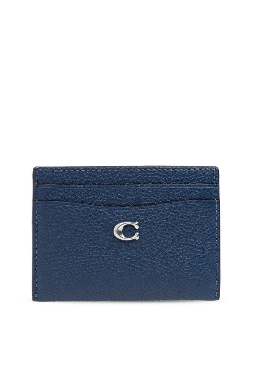 Coach Logo Plaque Card Case