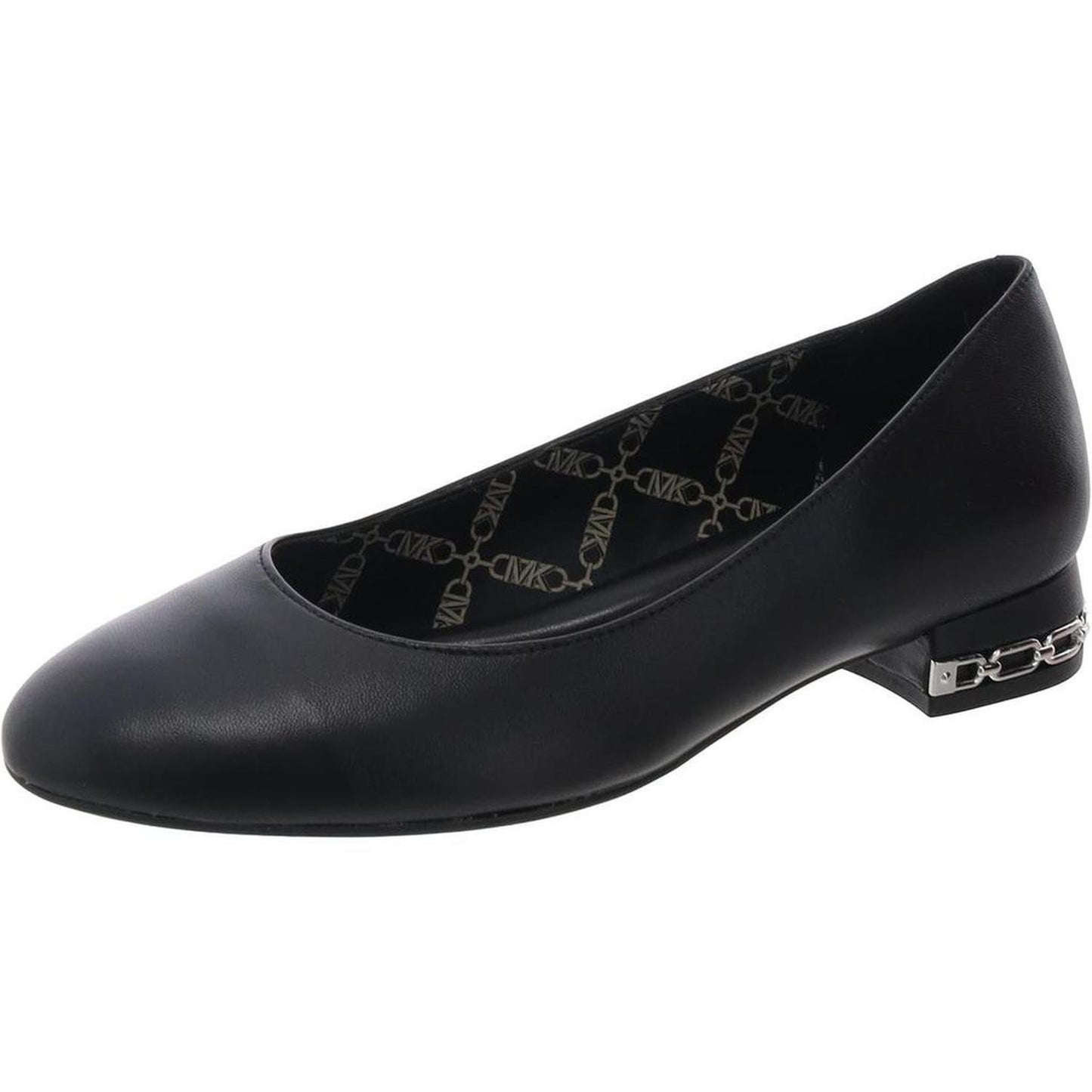 PV24E Womens Logo Leather Ballet Flats