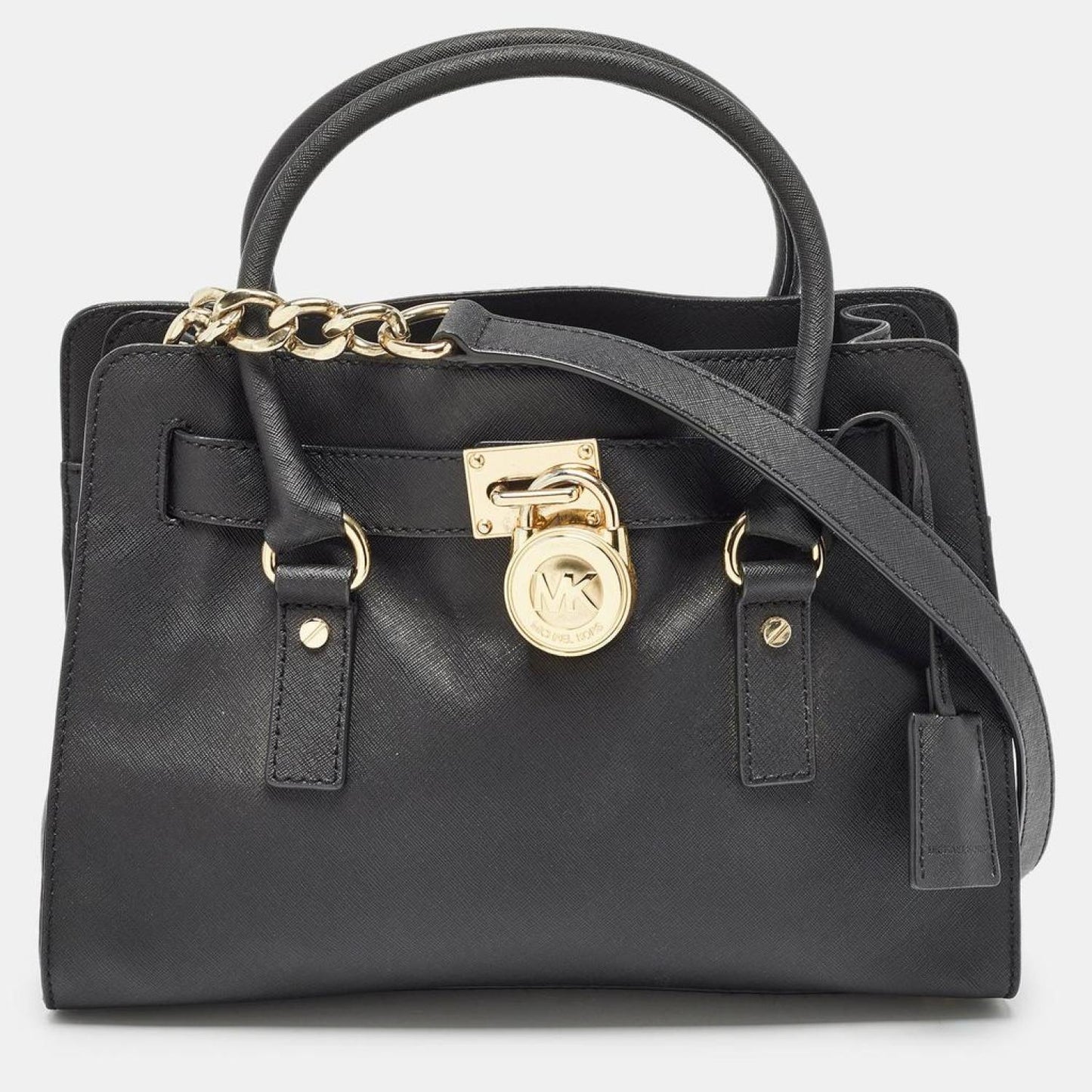Michael Kors Leather Medium Hamilton East West Satchel