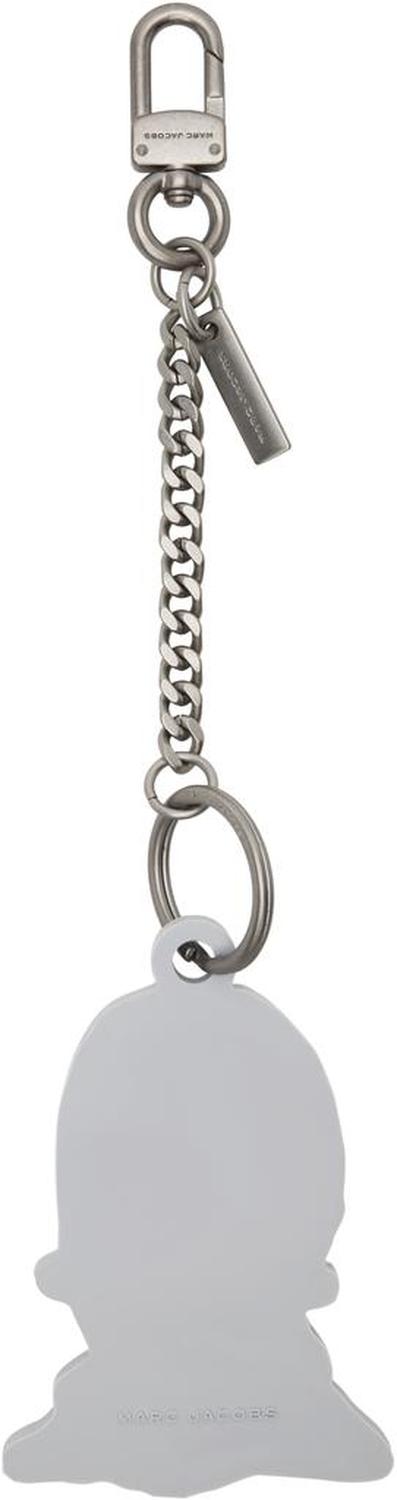 Silver & Gray 'The Marc Bag Charm' Keychain