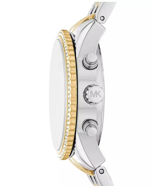 Women's Mini Ritz Chronograph Two-Tone Stainless Steel Watch, 35mm