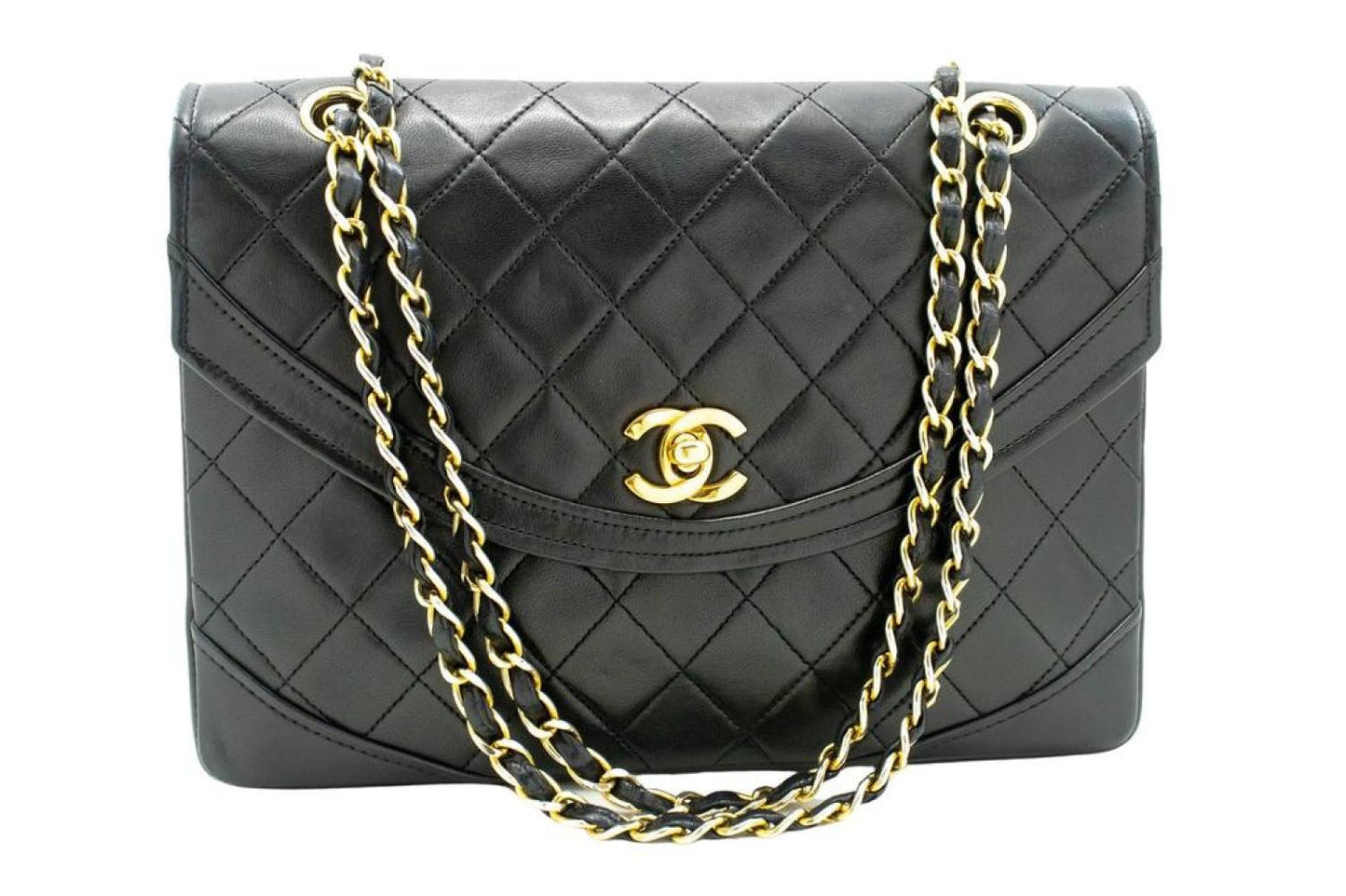 Chanel Half Moon Leather Shoulder Bag (Pre-Owned)