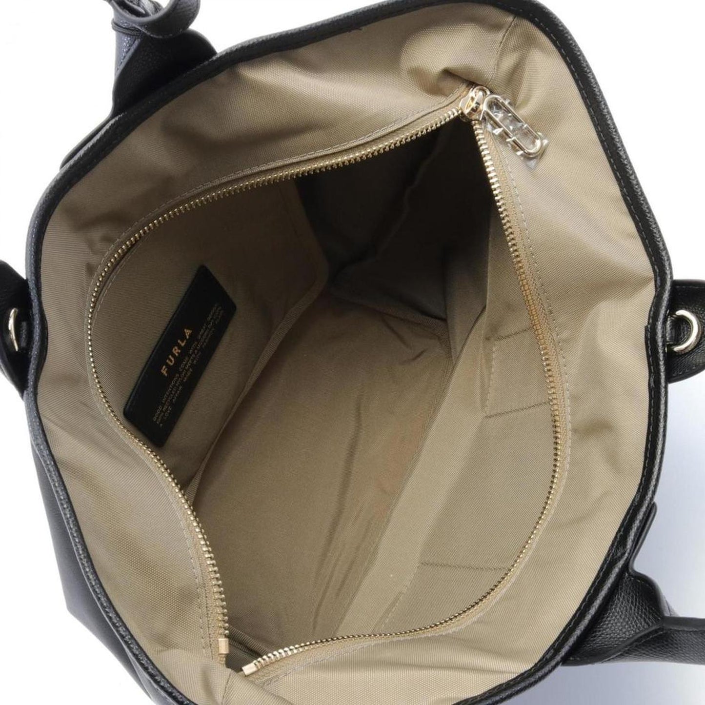 Leather Nylon Canvas Handbag