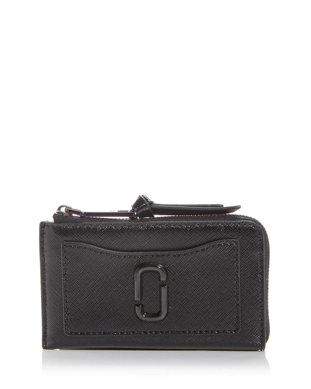 Utility Snapshot Leather Top Zip Multi Wallet