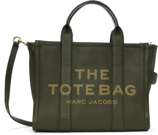 Green 'The Leather Medium' Tote