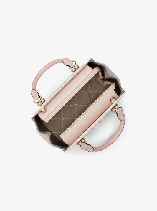 Marilyn Small Signature Logo Messenger Bag