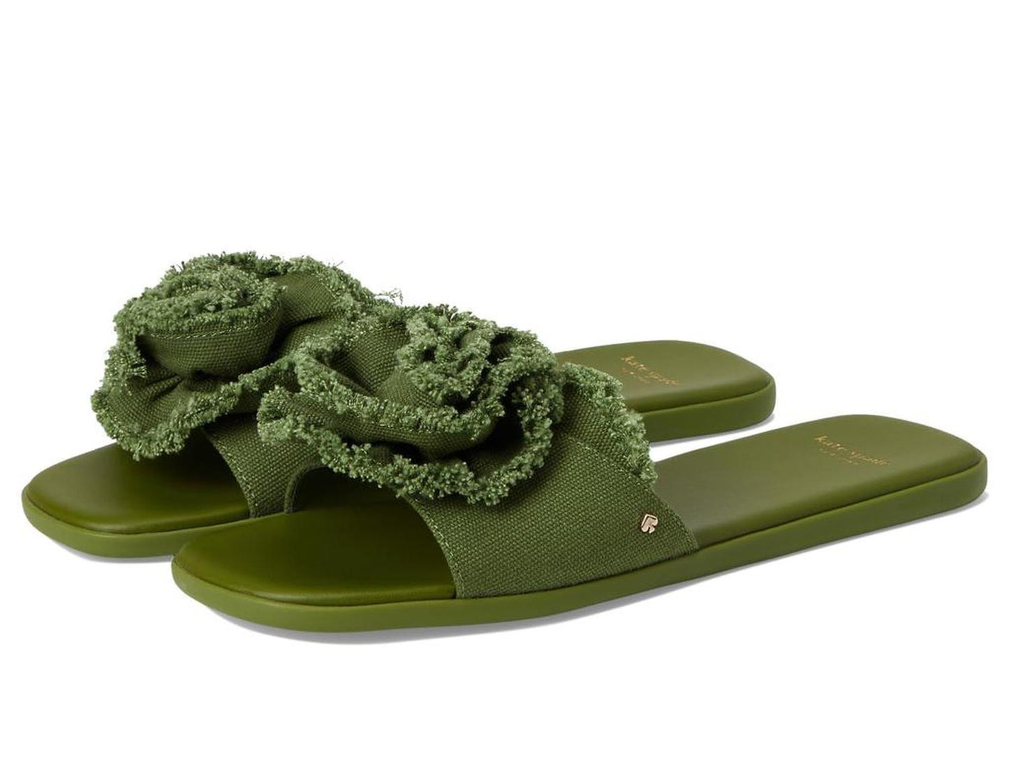 Flourish Canvas Flat Sandal