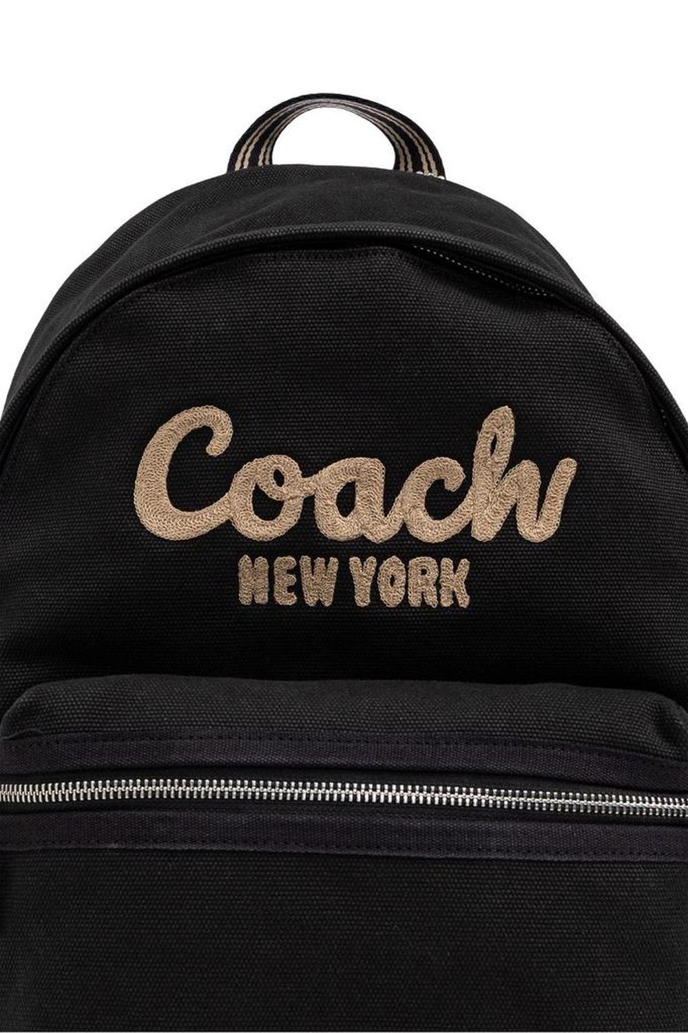 Coach Logo Detailed Cargo Backpack