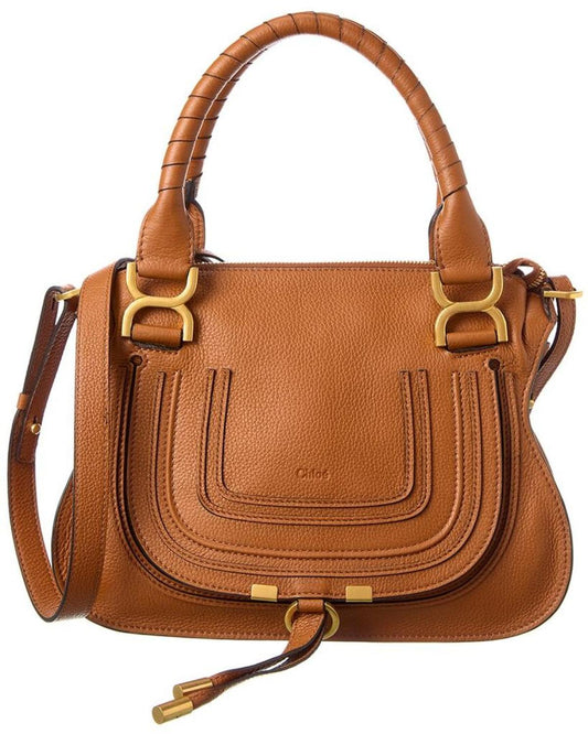 Chloe Marcie Small Leather Satchel