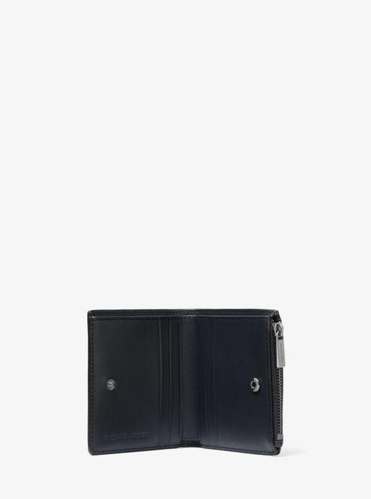 Edison Scratch-Resistant Crossgrain Leather Wallet