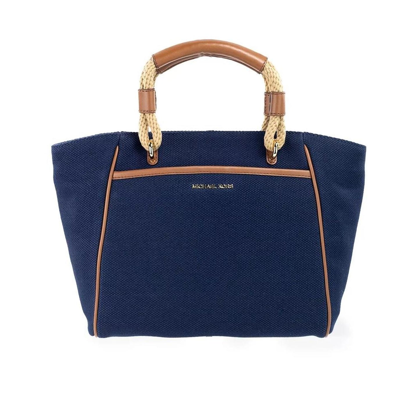 Talia Small Navy Cotton Canvas Tote Crossbody Women's Purse