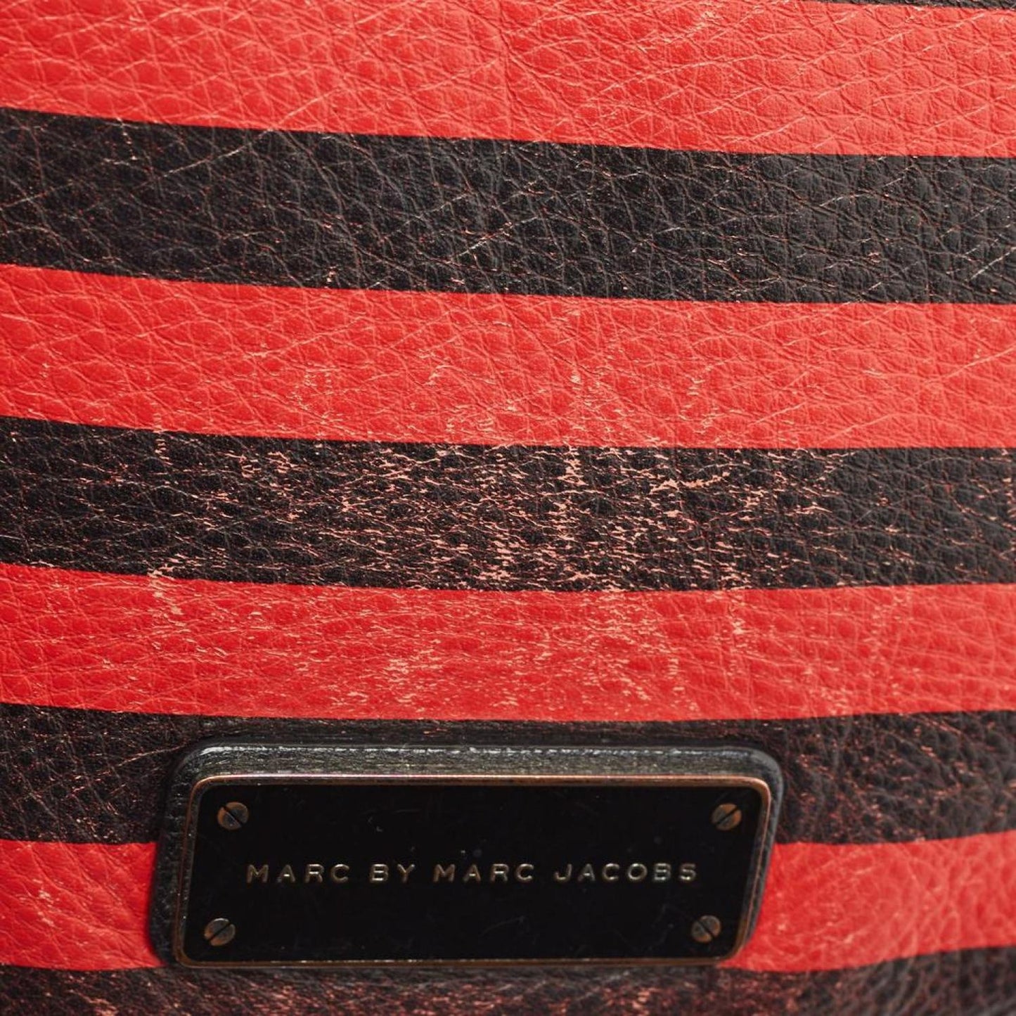 Marc By Marc Jacobs Stripe Leather Percy Flap Crossbody Bag