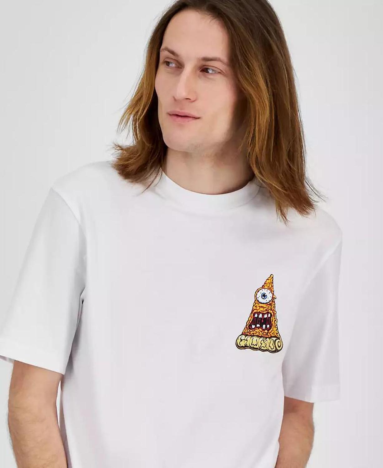 Men's Nizzerio Short Sleeve Crewneck Logo Graphic T-Shirt