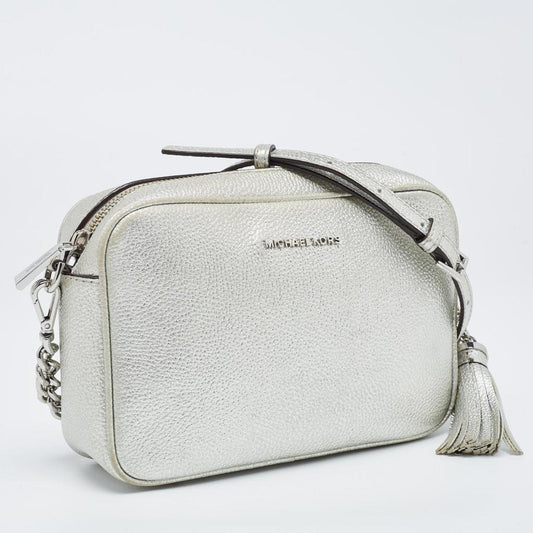 Michael Kors Leather Jet Set Camera Crossbody Bag