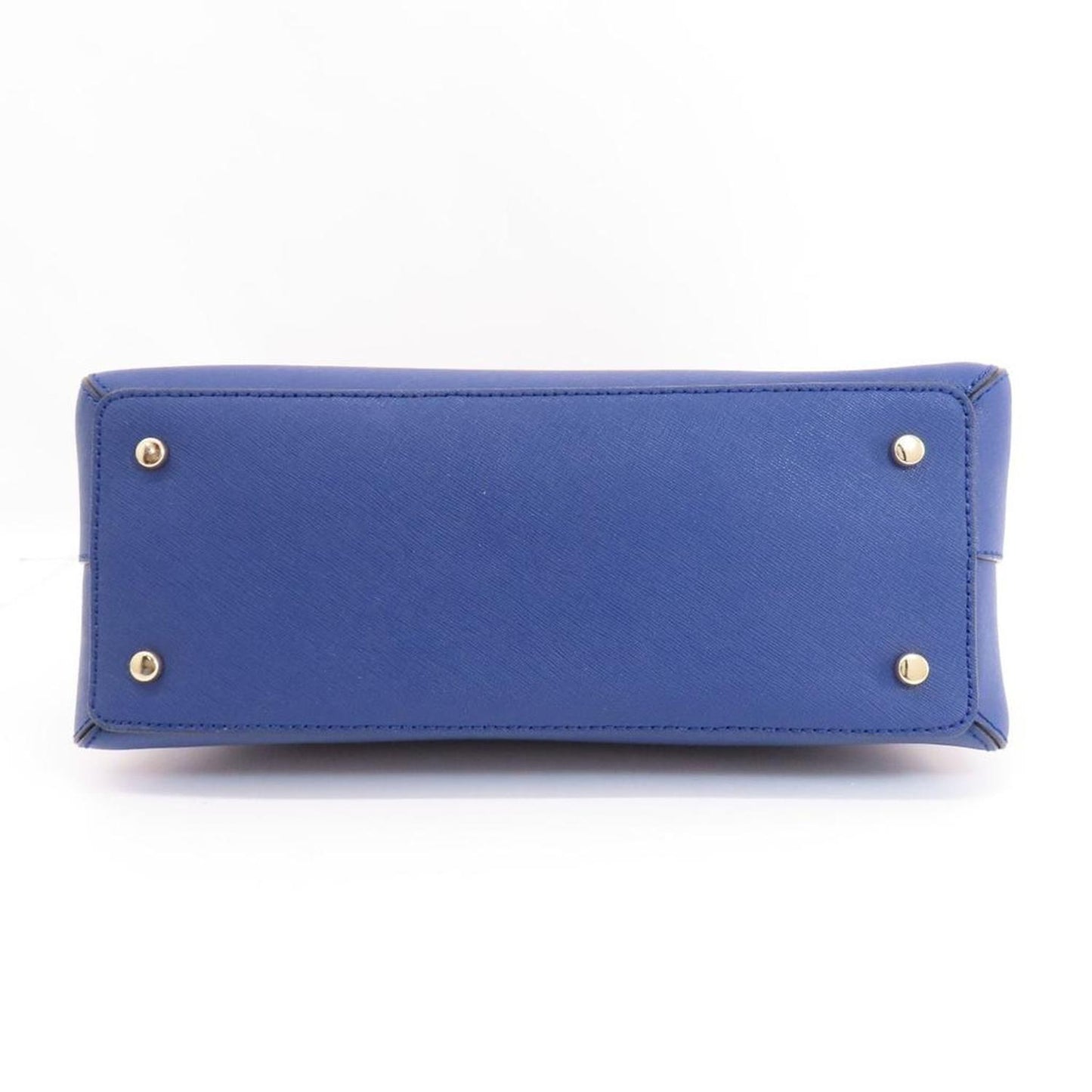 Navy Pvc Handbag (Pre-Owned)