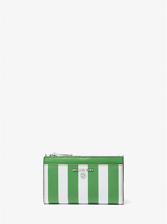 Jet Set Charm Striped Card Case