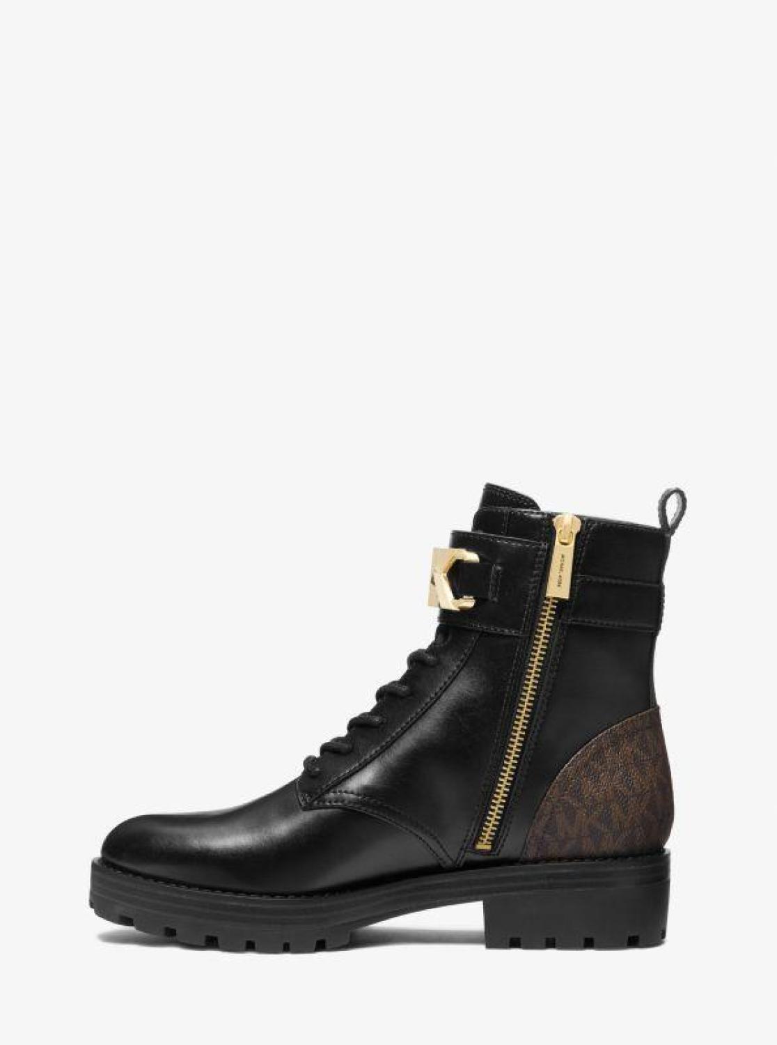 Reed Logo Trim Combat Boot