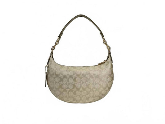 Women's Payton Signature Leather Shoulder Bag In Champagne Gold