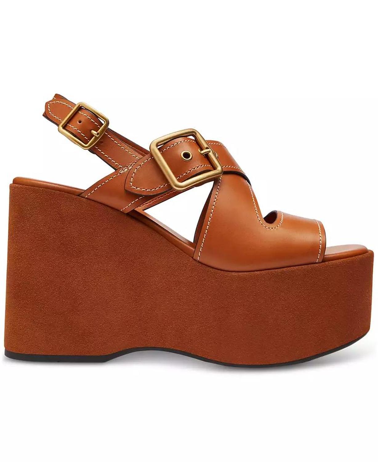 Women's Archival Buckle Platform Sandals