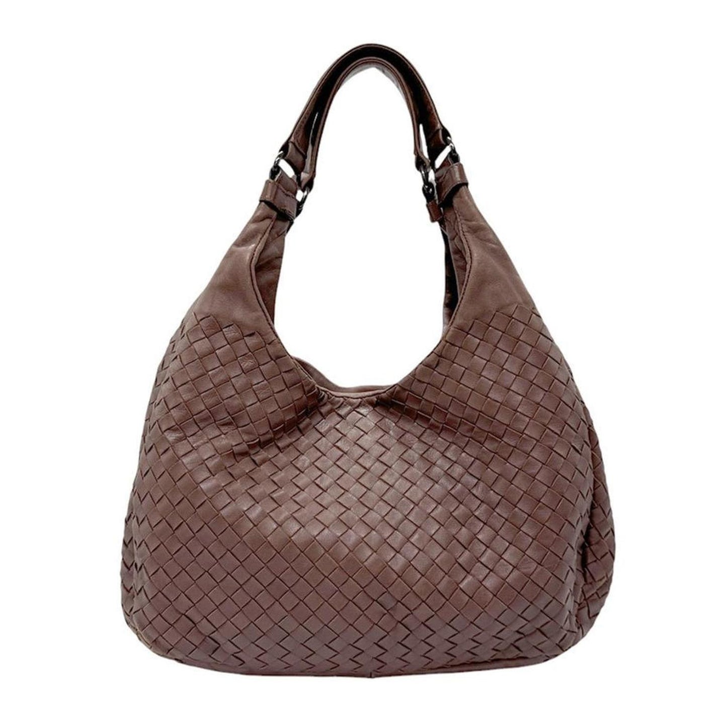 Leather Suede Handbag Shoulder Bag (Pre-Owned)