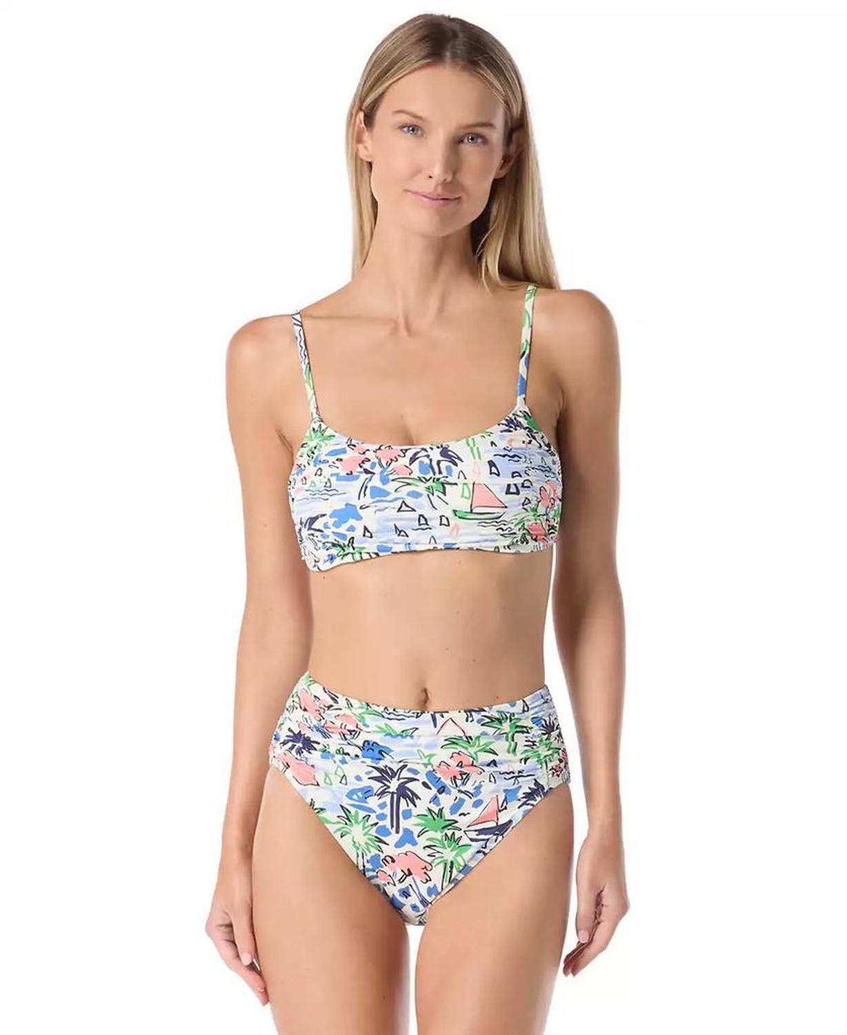 Women's Shirred Bra Bikini Top