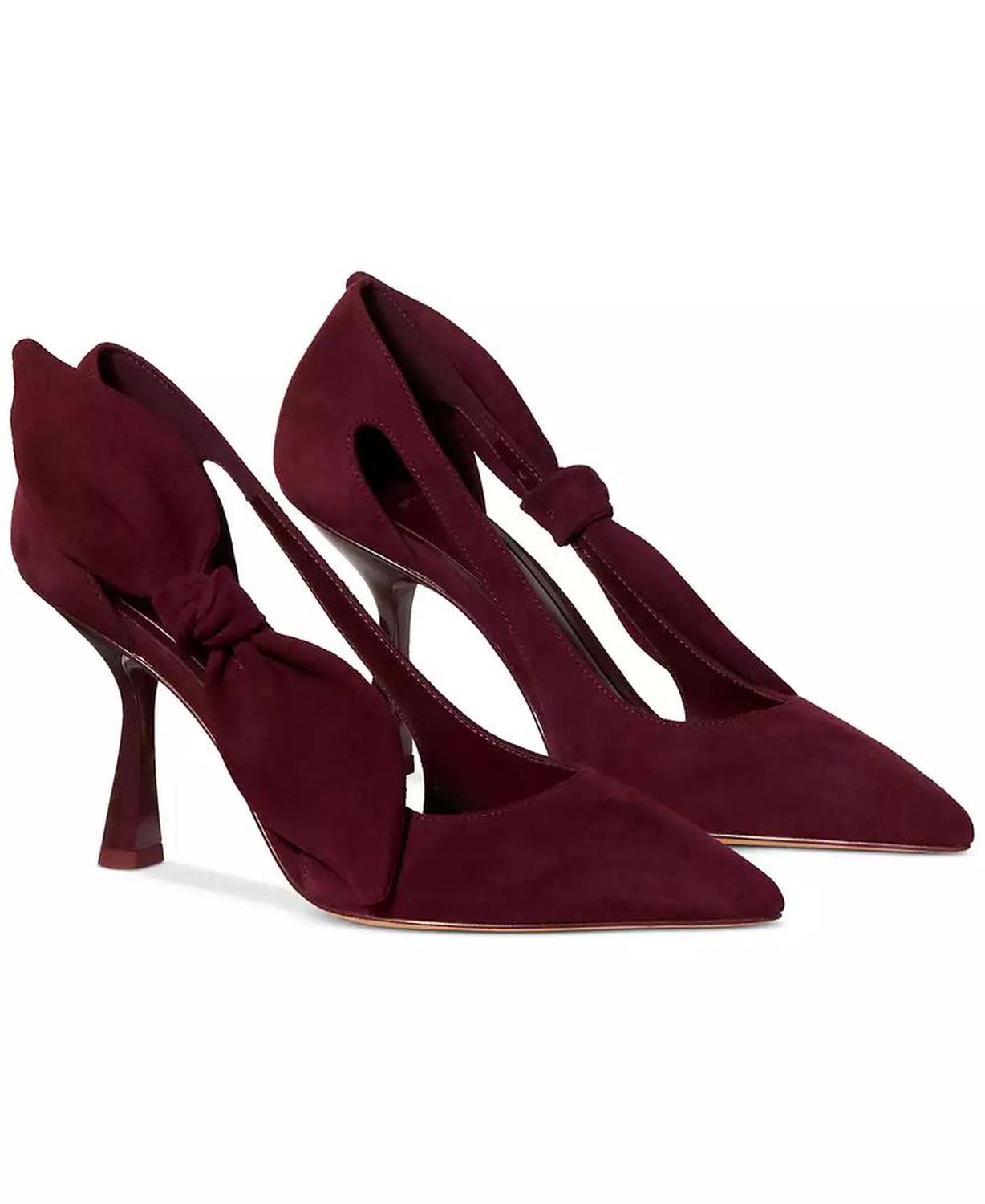 Women's Bunnie Suede Slip-On Pumps