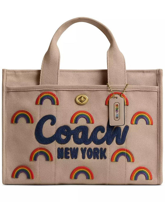 Cargo Tote Bag With Rainbow