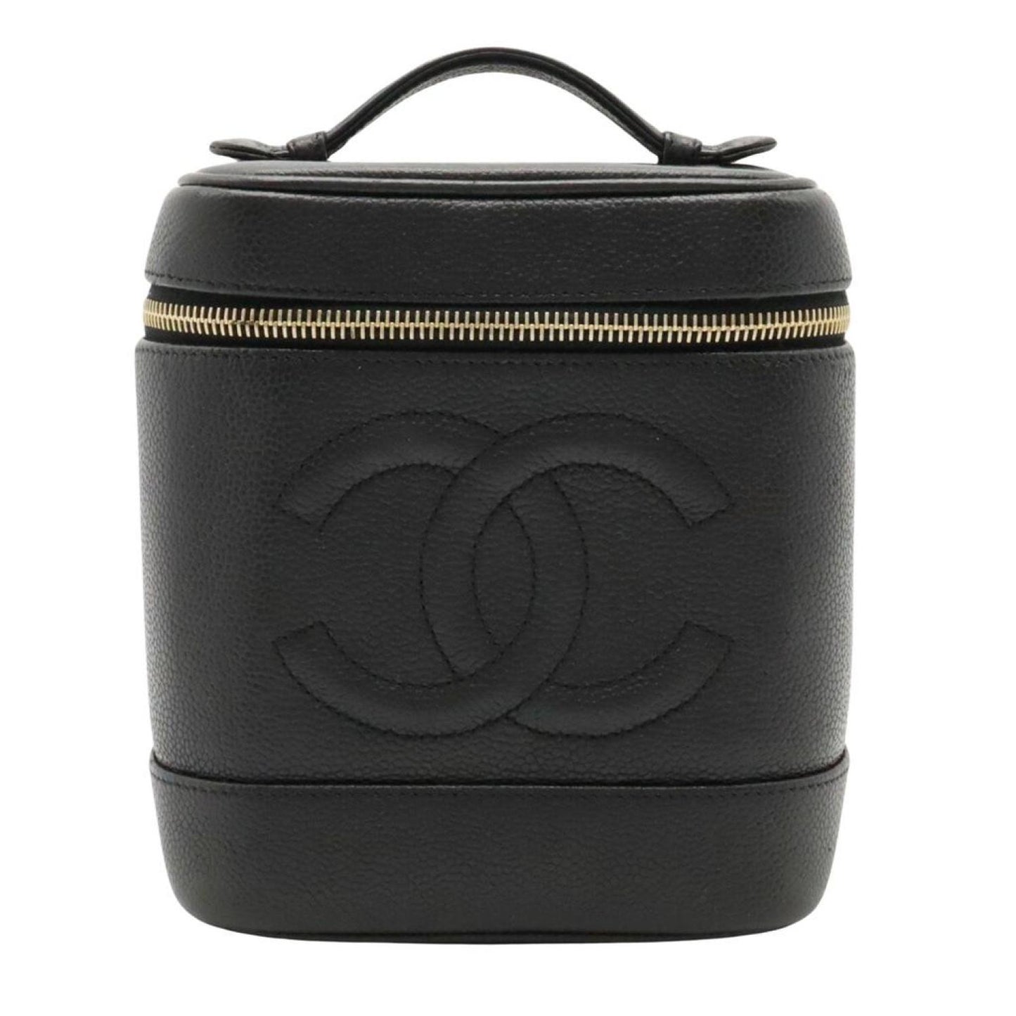 Chanel Vanity Leather Clutch Bag (Pre-Owned)