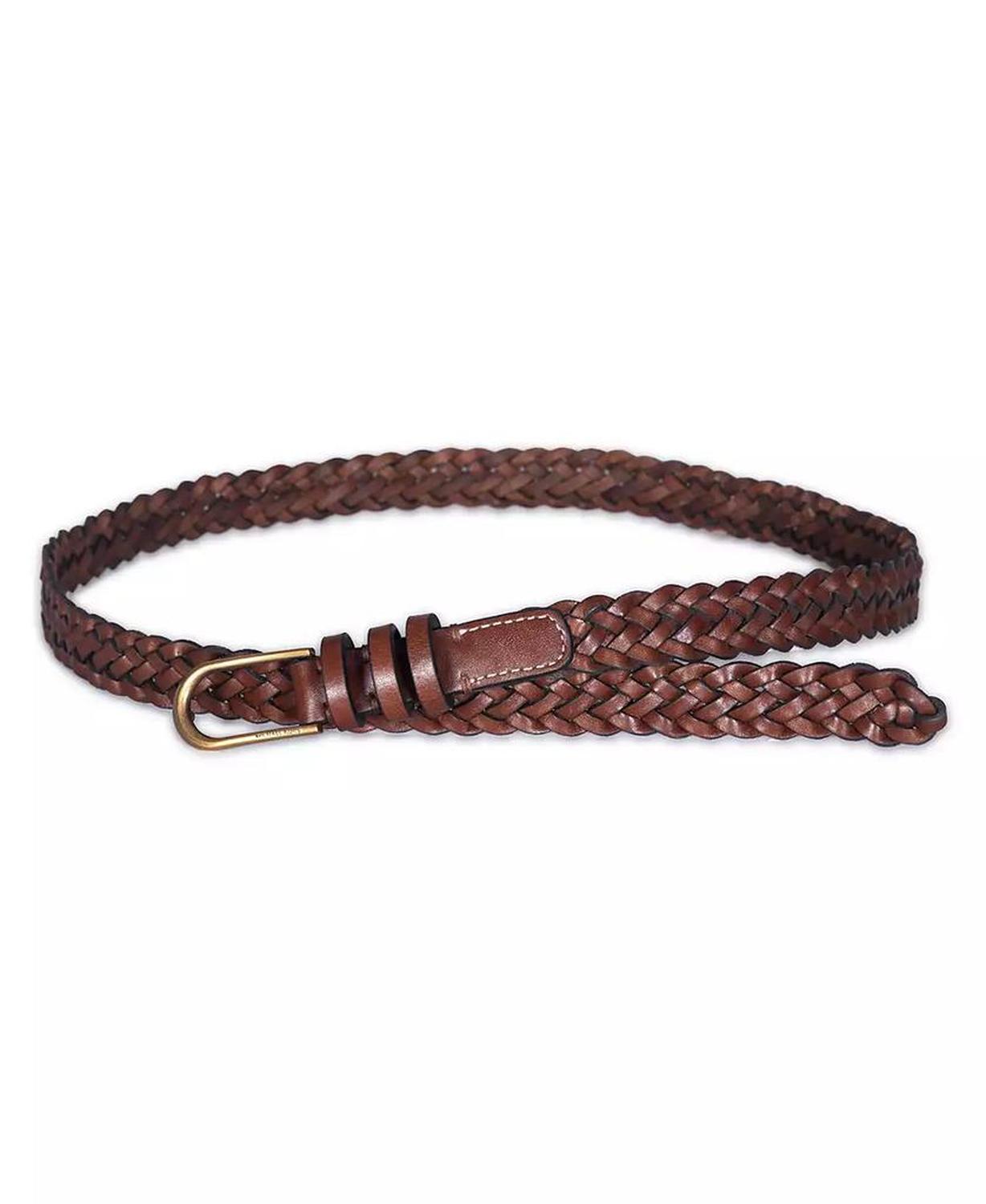 Micheal Kors Women's Braided Leather Belt