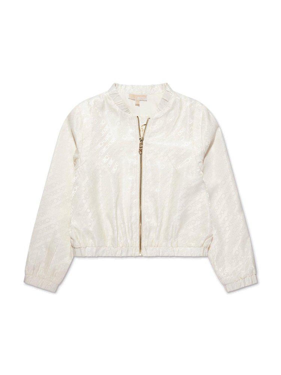 Michael Kors Kids Logo Jacquard Zipped Bomber Jacket
