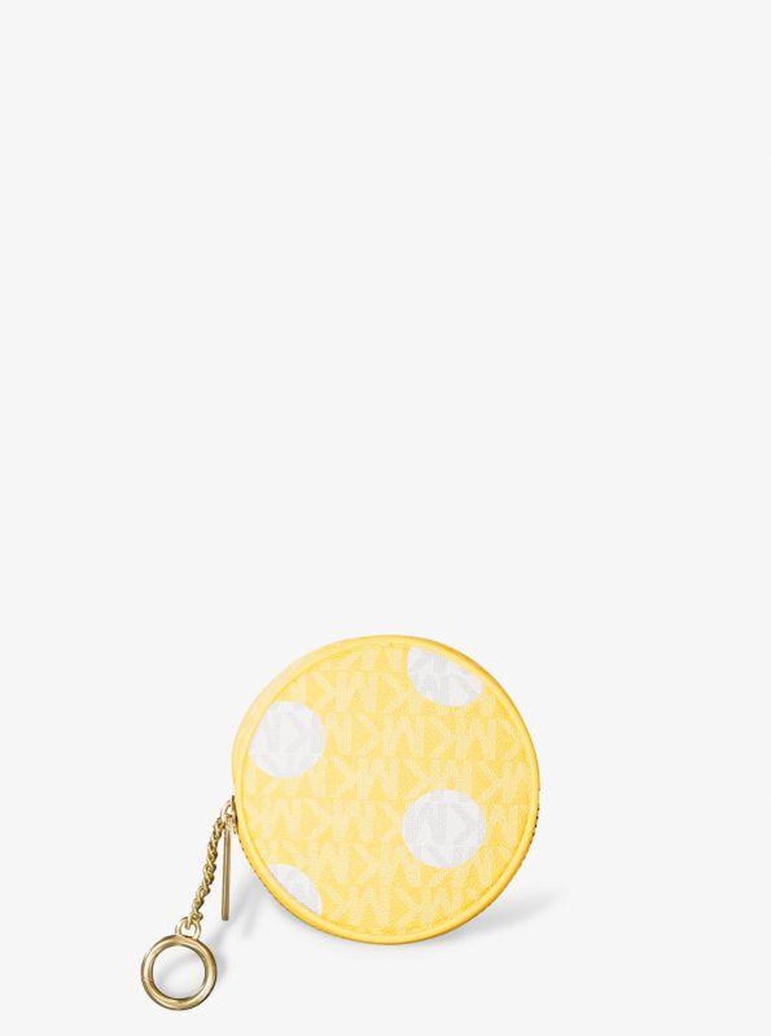 Jet Set Small Polka Dot Signature Logo Coin Pouch