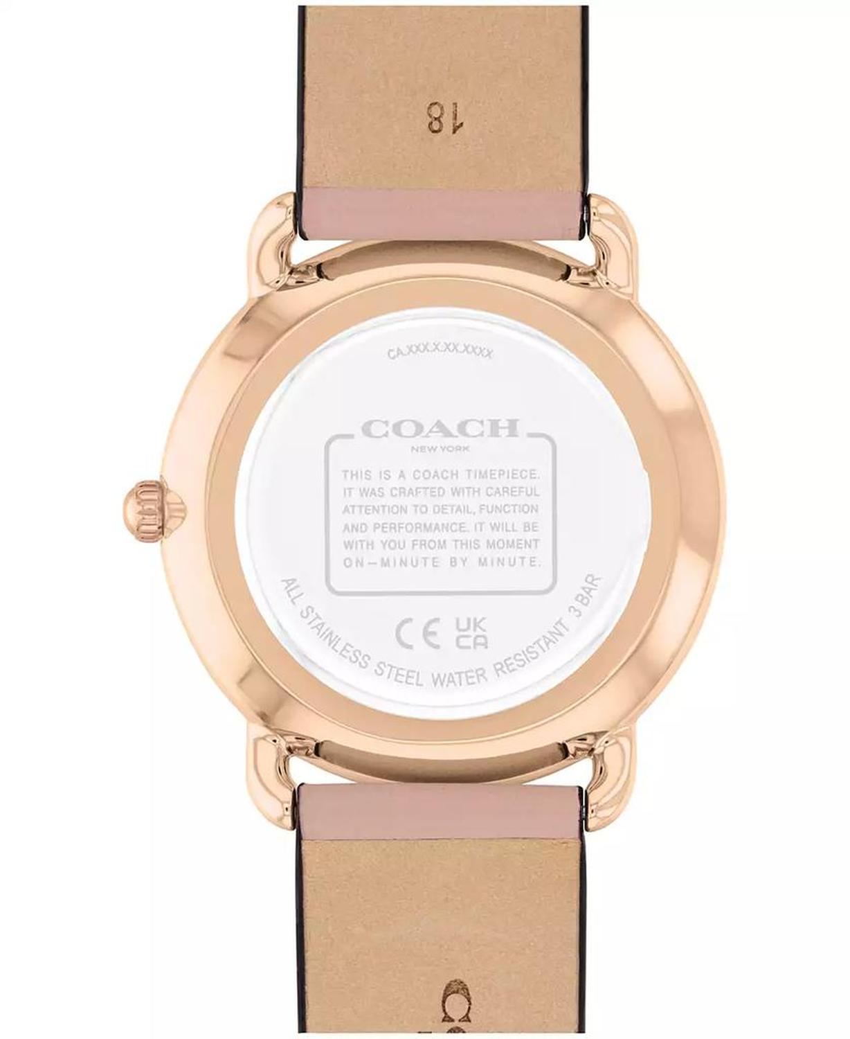 Women's Elliot Blossom Leather Strap Watch, 36mm