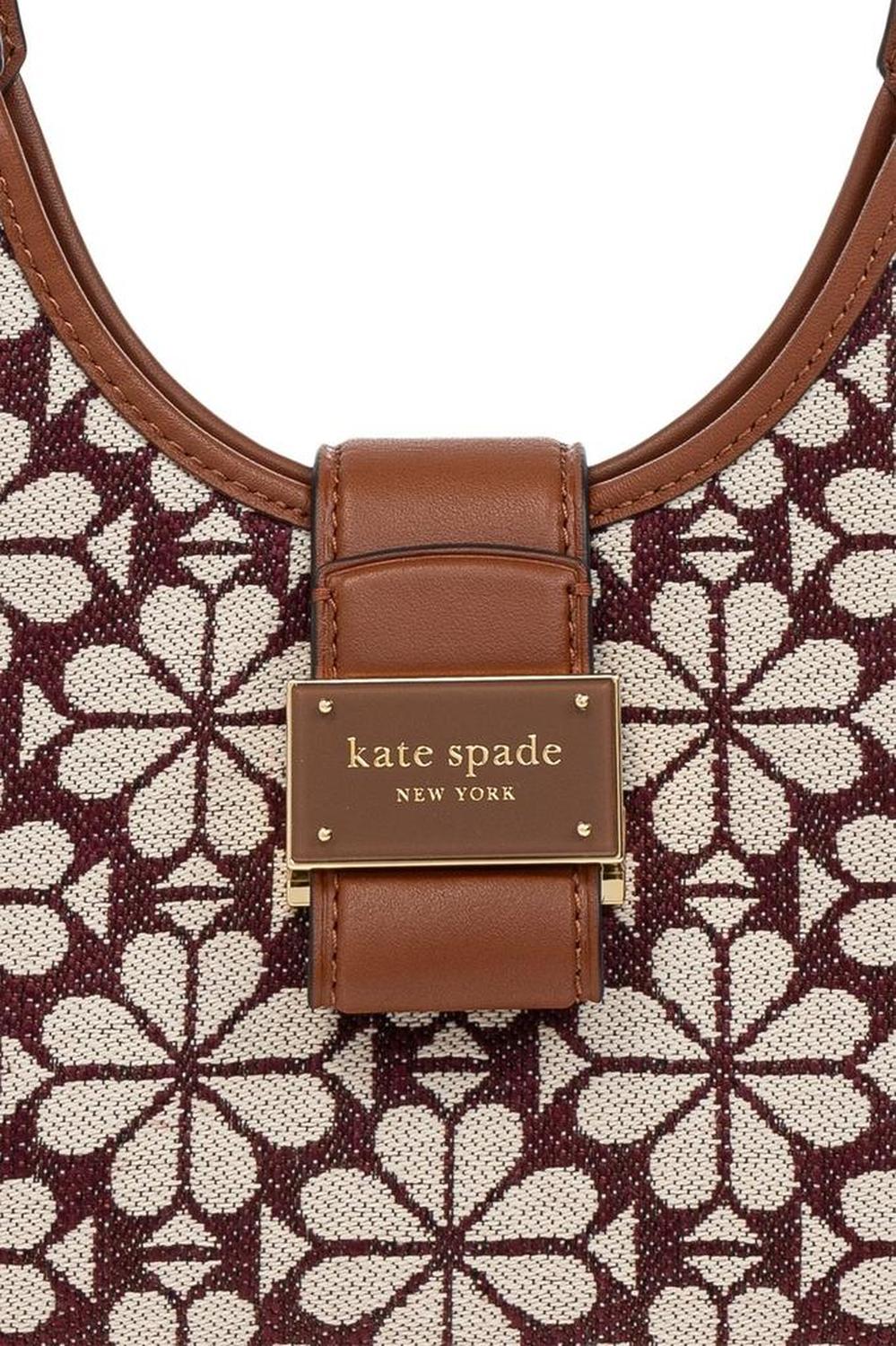 Kate Spade Flower Jacquard Zipped Shoulder Bag
