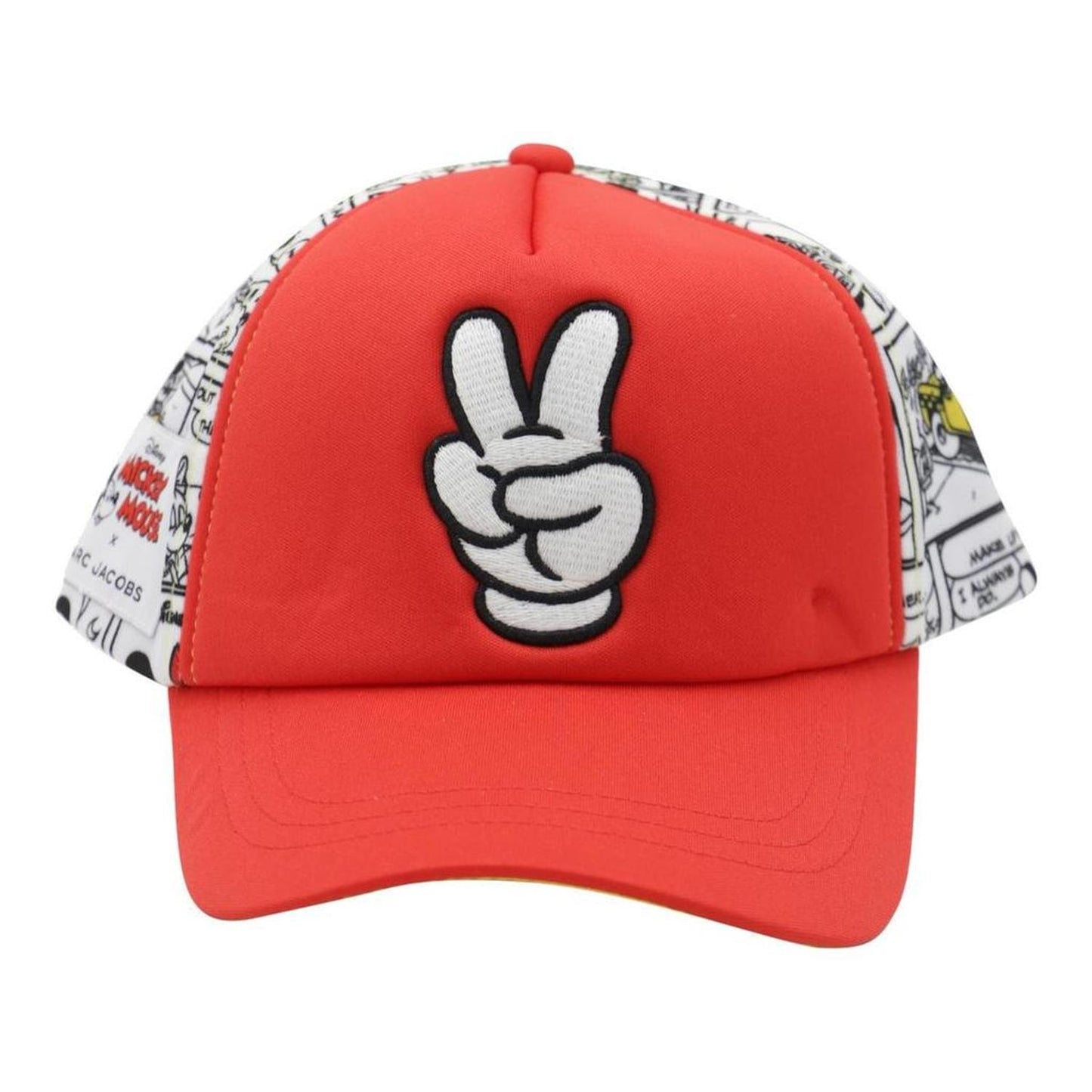 The Marc Jacobs Kids Mickey Mouse Panelled Baseball Cap