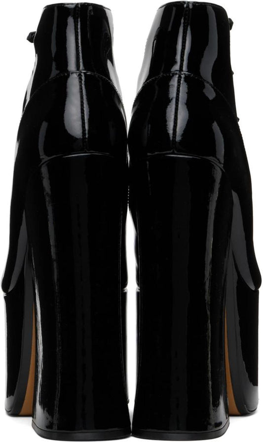 Black 'The Patent Leather Kiki' Heels