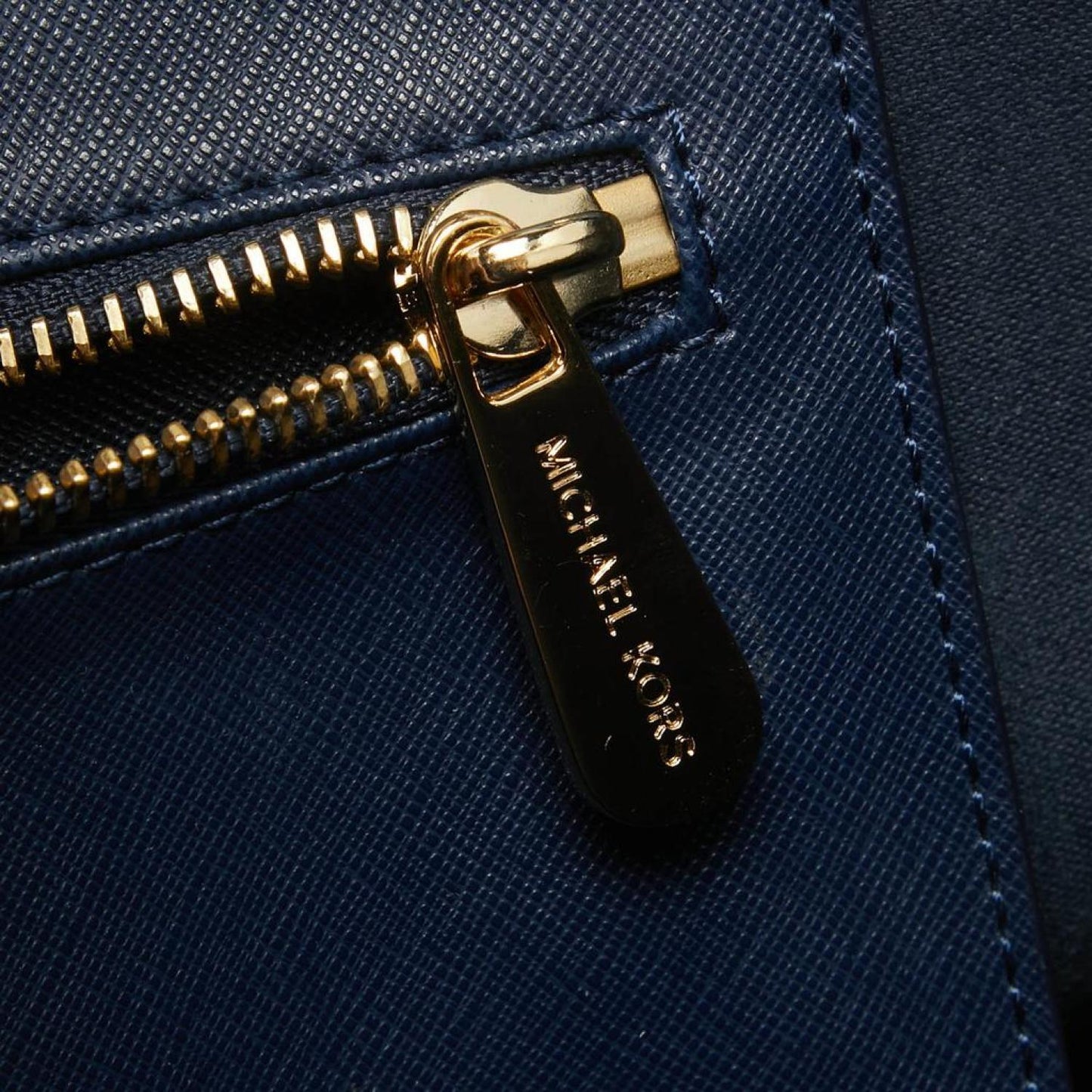 Michael Kors Leather Stripe Jet Set Travel Tote