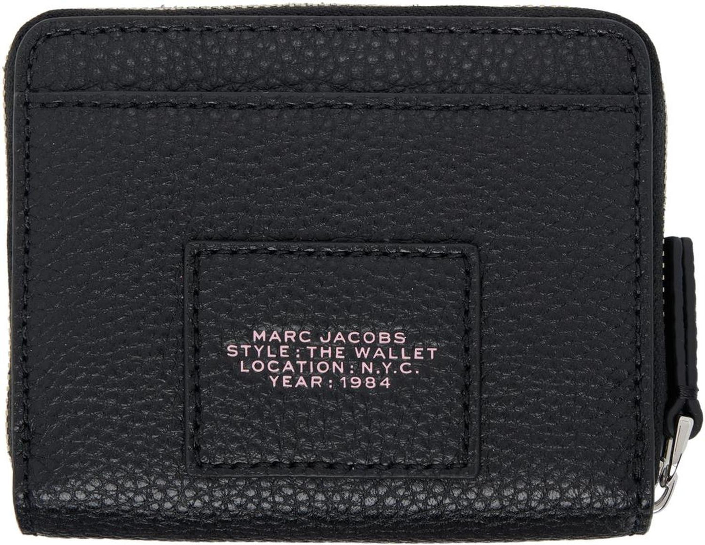 Black 'The Sticker Patch Mini Compact' Wallet