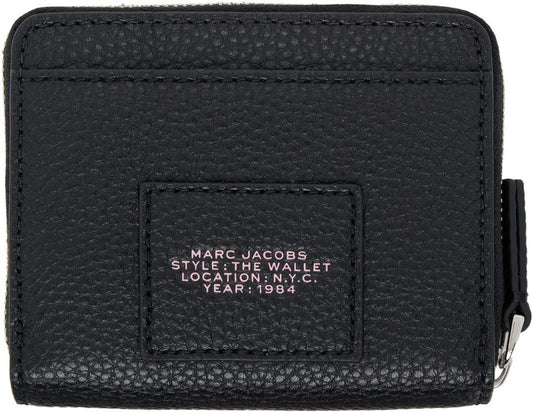 Black 'The Sticker Patch Mini Compact' Wallet
