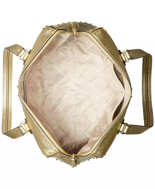 Astor Medium Studded Leather Shoulder Tote