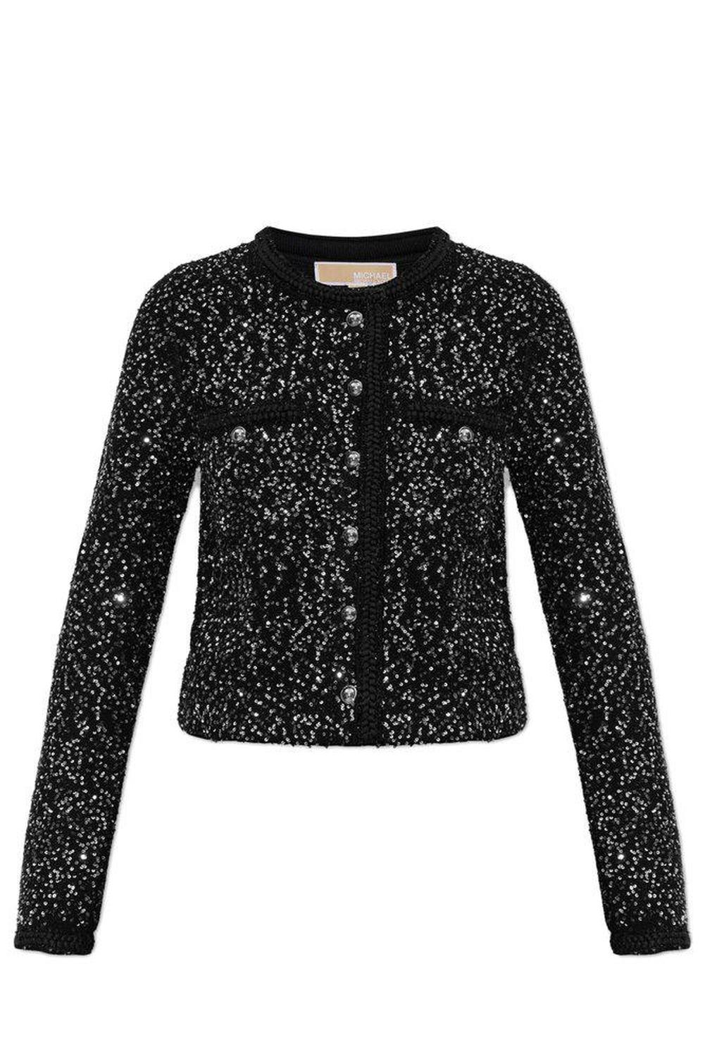 Michael Michael Kors Sequin-Embellished Cardigan