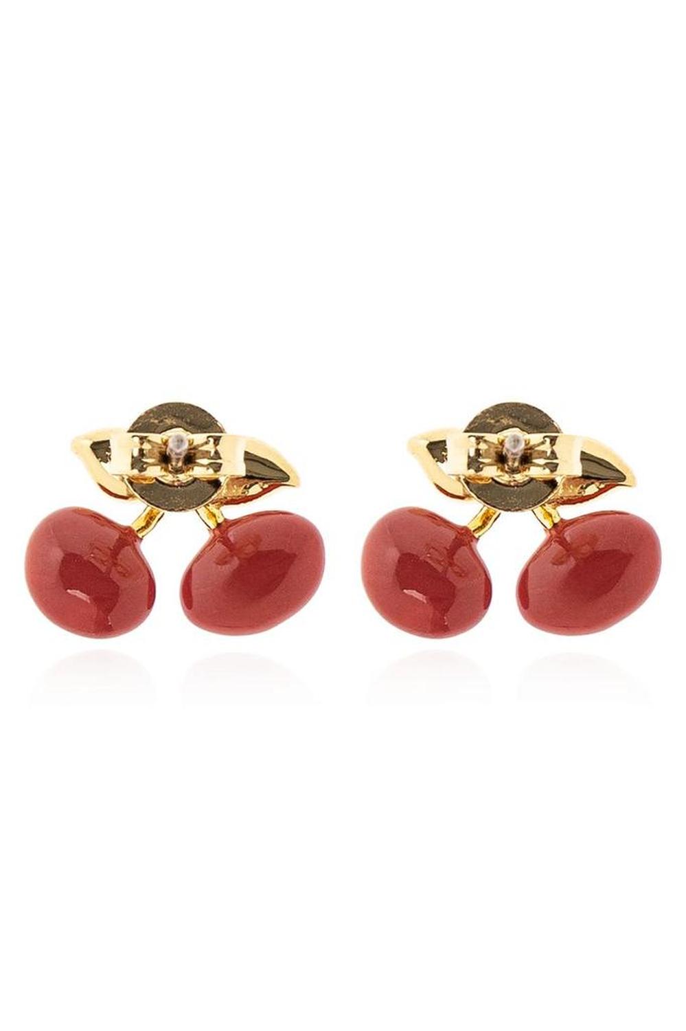 Coach Cherry Motif Earrings