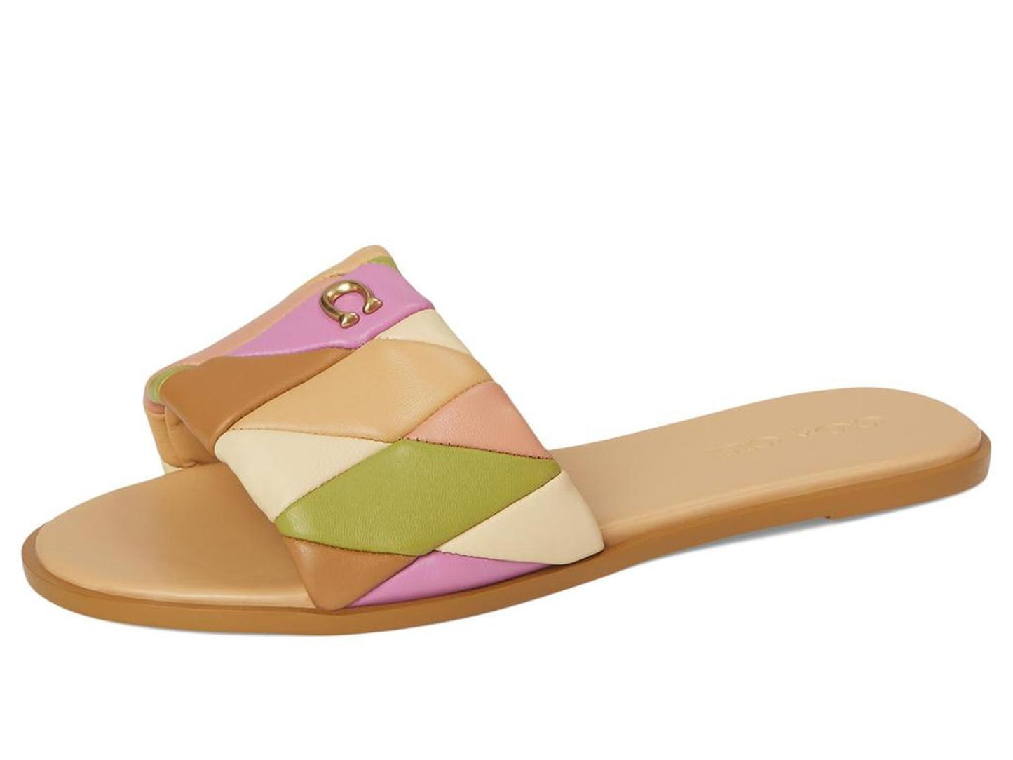 Holly Quilted Patchwork Leather Sandals