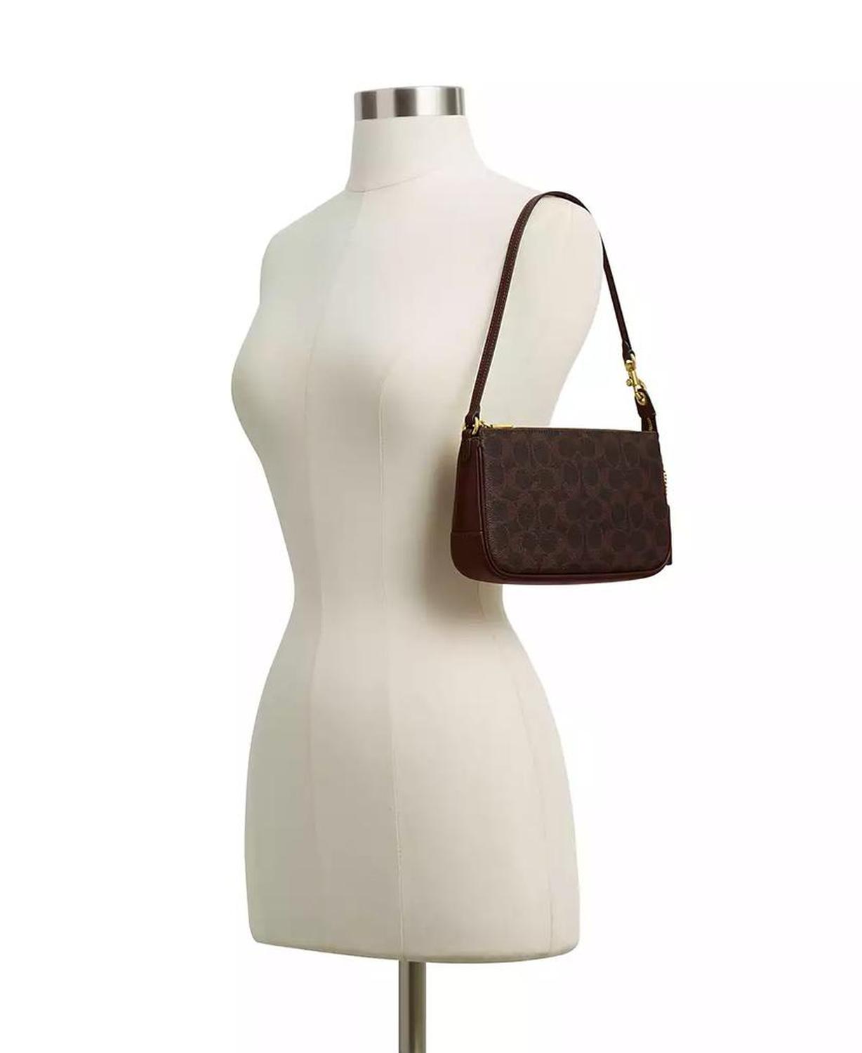 Women's Signature Plaza Small Shoulder Bag