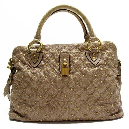 Leather Handbag Shoulder Bag (Pre-Owned)