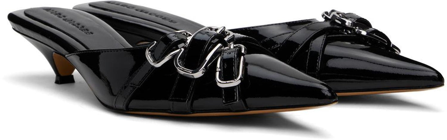 Black 'The Emma' Kitten Heels